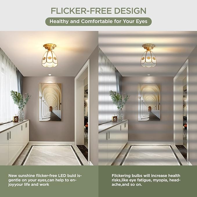 2 Pack 40W Led Light Bulb(300W Equivalent) 5000 Lumens 5000K Daylight White Led Bulbs E26/E27 Medium Base for Indoor Outdoor Street Office Warehouse Workshop Garage Backyard