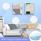 20PCS Heavy Duty Double Sided Adhesive Mounting Circle Tape- Waterproof,Strong Adhesion,Clear, High Strength,No Residue Removability for Hanging,Wall Mounting, Home Decor,Adhesive for Shower