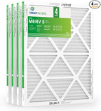 20x24x1 Air Filter 4 Pack, MERV 8 Pleated Dust Defense Air Filters Replacement Air Conditioner HVAC AC Furnace Filter, Durable and Lightweight