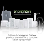 Enbrighten Almond Z-Wave Plus Smart Light Switch with QuickFit and SimpleWire, 3-Way Ready, Compatible with Alexa, Google Assistant, ZWave Hub Required, Repeater/Range Extender, Toggle, 2 Pack, 81174