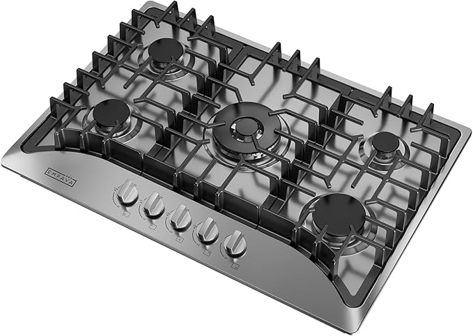 Empava 30" Built-in Gas Cooktop in Stainless Steel with 5 Burners 30XGC5B70C