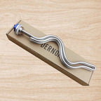 DERNORD 240V 5500W Immersion Ripple Foldback Brewing Water Tubular Heater Element with 1 Inch NPSM Thread White
