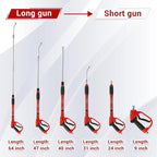 Tool Daily Pressure Washer Gun with Replacement Wand, 17 Inch Power Washer Extension Wand, 30° Curved Rod, 5 Nozzle Tips, 4000 PSI