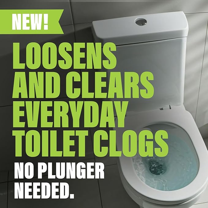 Green Gobbler Liquid Toilet Plunger | Clog Remover | Safe for Toilets and Septic | 2 Pack