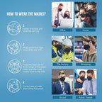 WWDOLL KN95 Face Mask 25 Pack, 5-Layers Breathable KN95 Masks, Black