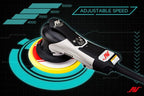 AirVANTAGE 6" Palm-Style, 2nd Generation Industrial Advanced Electric Sander Central-Vacuum with Low-Profile Pad (3/32- Hook & Loop)