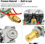 GC6AA-10E RV Water Heater Gas Valve 92078 Replacement for Atwood G6A-8E GC6AA-9E GC6AA-8E GCH6A-10E GCH6A-9E, Compatible with Models 93844, 93870, 93321, 92089
