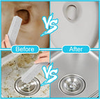 36 Pack Pumice Stone for Toilet Bowl Cleaner, Pumice Stone Remove Hard Water Rings, Calcium Buildup, Grease, Suitable for Bathroom, Kitchen Sink, Grill, Pool, Household (Grey, 5.9 x 1.4 x 1inch)