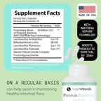 Premium Probiotics, 40 Billion CFU Probiotics for Digestive Health, Made with MAKTrek Bipass Technology, Women & Mens Probiotics for Gut Health, 60 Probiotic Capsules