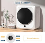 Zynkez 18Lbs Washer and 10Lbs Dryer Combo, Full Automatic Portable Laundry Set with 7 Wash Programs, 5 Dry Modes, Stainless Steel Tub, Compact for Apartments, Dorms, RVs