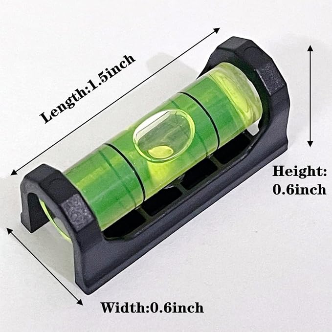 2Pcs Magnetic Bubble Level Measuring Layout Tools Levels with Magnetic Base Bubble Spirit Level