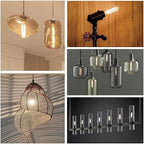 5 Inch E26 Led Bulb Equal 80 Watt, 3000K Warm White Edison Bulb 6W Dimmable, 800LM T10 T9 Clear Glass Tubular Light Bulbs AC 120V for Chandelier Pipe Pendant Wall Light - UL Cert 4Pack