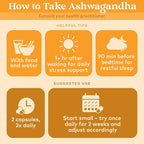 ORGANIC INDIA Ashwagandha Capsules - Organic Ashwagandha Supplement - Vegan Ashwagandha Root, Gluten-Free, Kosher, Non-GMO, Supports Stress Relief, Energy, and Sleep - 60 Capsules