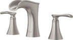 Pfister Jaida Bathroom Sink Faucet, 8-Inch Widespread, 2-Handle, 3-Hole, Spot Defense Brushed Nickel Finish, LF049JDGS