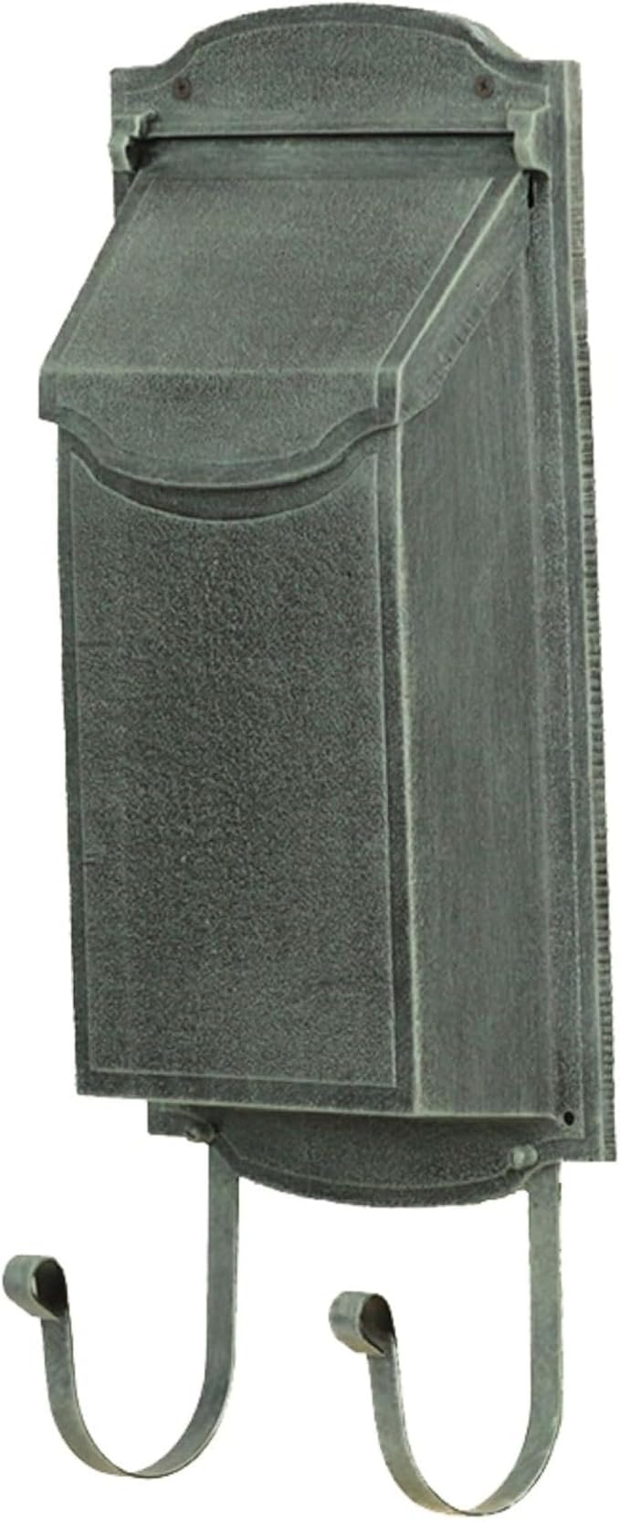 Special Lite Contemporary Vertical Wall Mount Mailbox - Verde Green Aluminum Mailbox for Wall Mount - SVC-1002-VG