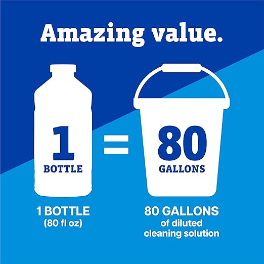 Pine-Sol Multi-Surface Cleaner, CloroxPro, 2x Concentrated Formula, Lemon Fresh, 80 Fl Oz