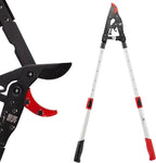 EZ Kut G2 Tree Trimmer Ratcheting Branch Cutter. Heavy Duty Branch Cutter. 42 inch Extendable Anvil Hand Loppers. Tree Pruner Trusted Since 1988. Chops Thick Branches with Ease.