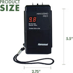 Mini-Ligno DX/C Moisture Meter – Wood Moisture Meter for Wood, Concrete, Subfloors, OSB & Drywall, 46 Settings for Testing, Portable Easy to Use