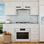 JOY DECOR Cabinet Pulls – 3 Inch Hole Center, Antique Brass, 15 Pack, Zinc Alloy Cabinet Handles for Drawers & Cupboard – Vintage Style Hardware for Kitchen, Bathroom, Dresser, Furniture Makeover