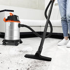LIGO Shop Vacuum Wet and Dry, 4 Gallon Shop Vac with Accessories, Staninless Steel Tank, 4HP, for Workshop, Garage, Home and Car Vacuum Cleaner