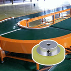 CNBTR 50x6mm Aluminum Silicone Industrial Encoder Wheel Meter Measuring Wheel for Rotary Encoder (Pack of 2)