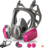 RANKSING Reusable Respirator Full Gas Mask Full 6800 with Filters for Dust, Asbestos, Chemicals while Painting, Spraying