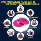 Reusable Half Face and Full Face Gas Mask with Activated Carbon Filter Against Organic Vapor/Dust/Chemical