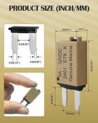 5A Low Profile Mini Fuse Kit– Automotive 5A ATM Manual Reset Circuit Breaker Fuses for Boat, RV, Car, Truck, DC 12V/32V 5 Amp Manual Resettable Blade Assortment Kit with Resettable Fuses