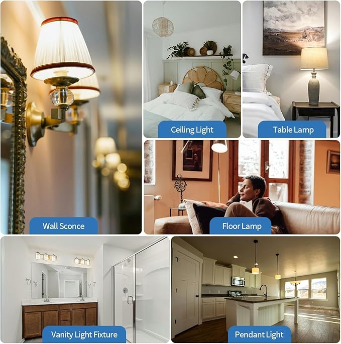 Jolux led Stick Lights for Enclosed Fixture,Led bulbs100 Watt Equivalent,5000K Daylight,1500 LM,E26 Medium Screw Base,High Lumen Light Bulb,Non-Dimmable, 6 Count (Pack of 1)………