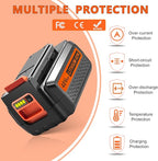 40V 3000mAh Replace Long-Lasting Battery for Black and Decker 40V Lithium Battery, High-Capacity Compatible with Black and Decker 40 Volt Power Tools & LBX2040 LBXR2036