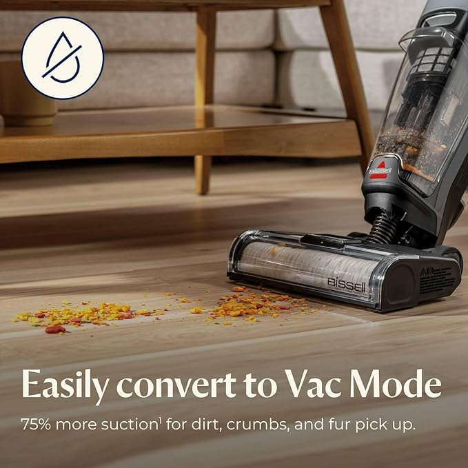 Bissell® CrossWave® OmniForce™ Cordless Multi-Surface Hard Floor Cleaner and Mop, Wet Dry Vacuum with Dedicated Dry Vacuum Mode, 3882