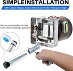 RV Water Heater Anode Rods 9.25" x 3/4" NPT (2-Pack), Premium Magnesium Anode Rod Kit for Suburban hot Water heaters 232767, Extended Life Protecting Anode Rods for Water Heater Liner