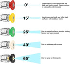 Tool Daily Pressure Washer Gun with Replacement Wand Extension, 30 Degree Curved Rod, 5 Nozzle Tips, 4000 PSI