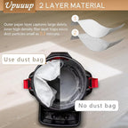 16 PACK 90667 Shop Vac Filter Bags Compatible with Shop Vac 1-1.5 Gallon Wet/Dry Vacuum | Type A Replacement Filter Bags | All Around Vac Model# QAS60, part# 9066700 906673