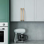 Asidrama 10 Pack 6.3 Inch(160mm) Hole Centers Kitchen Cabinet Handles, Champagne Bronze Cabinet Pulls Kitchen Cabinet Hardware for Cupboard Drawer Pulls