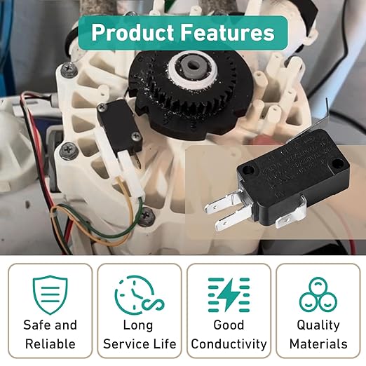 7305150 Water Softener Rotor Position Switch Replacement for GE Kenmore Softener 7030705 7030713 9001800 WS21X10003 Models(Black)