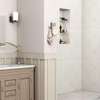 Angle Simple Swivel Towel Hook 3 Arms, SUS 304 Stainless Steel Foldable Robe Towel Hook for Bathroom, Wall Coat Holder, Brushed Nickel