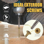 WELLOCKS Deck Screws, Wood Screws, Tan, Superior Rust Resistant, Epoxy Coated, Above 1000 Hour Salt Spray Coating T25 Torx Star Bit Included for Outdoor Wood Fence (1.2LBS Tan, #9×2-1/2")