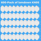 KN95 Face Masks, Premium 5-Layer Disposable Dust Mask Respirator for Adults