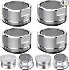 4Pcs Faucet Aerator 4 Pack Kitchen Sink Aerator Replacement Parts With Brass Housing 15/16 Inch Male Thread Aeratorwith gasket for kitchen and bathroom