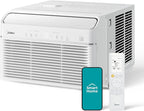 Midea 8,000 BTU Smart Inverter Air Conditioner Window Unit with Heat and Dehumidifier – Cools up to 350 Sq. Ft., Energy Star Rated, Quiet Operation, Electronic Controls, Remote Control, White