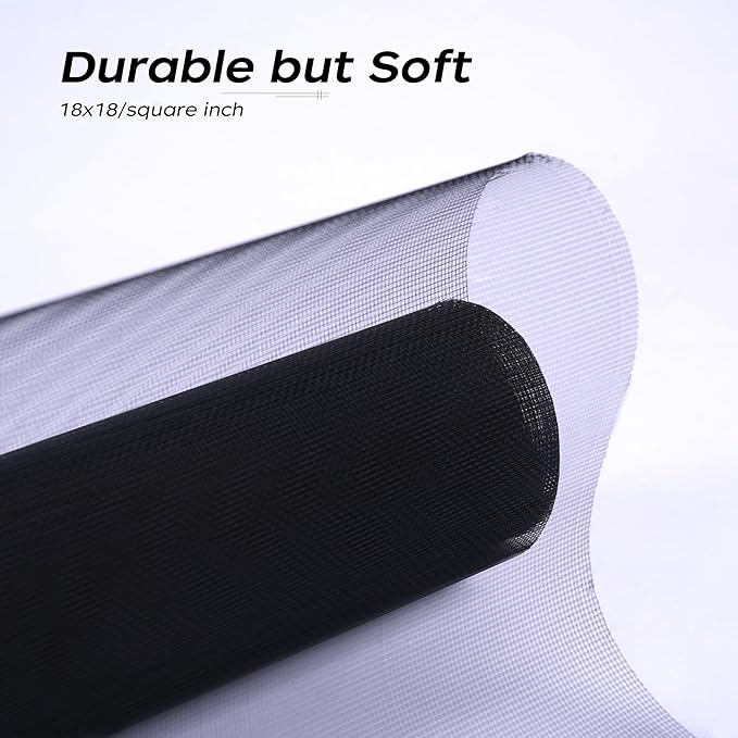 Ultra HD Window Screen – 316 Stainless Steel Durable & High Visibility Screen for Patio, Porch & Pool Areas (36" x84”)