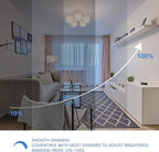 Jolux LED Stick Light Bulbs Dimmable,led Bulbs 100 watt Equivalent,2700K(Soft White) led Enclosed Fixture Rated, 14 Watt 1500 Lumen,Standard Medium Screw Base,E26 led Bulb Narrow,6 Pack……