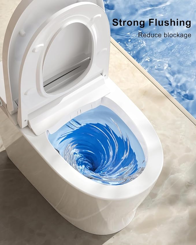 2-Inch Toilet Flush Valves, Dual Flush Valve Toilet Repair Kit Compatible with Two Piece Toilets Top Push Button Valve, 8" Height