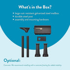 Architectural Mailboxes 7980RZ Roxbury Kit Mailbox, Rubbed Bronze