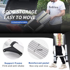 JADDUO Telescoping Ladder 12.5 FT Extension Ladder Aluminum Lightweight Telescopic Ladders with 2 Triangle Stabilizers Ladders for Travel & Home & RV