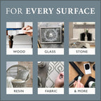 AMY HOWARD AT HOME Chalk-Based One Step Paint for Furniture, Cabinetry, Decor, Finish, and More | No Stripping, Sanding, or Priming | Dark Base | 32 Ounce | Black