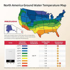 14kW Tankless Water Heater Electric, MIZUDO 240 Volt Instant Hot Water Heater, Up to 3.4 GPM for 2-3 Point of Use, with LED Digital Display, ETL Certified