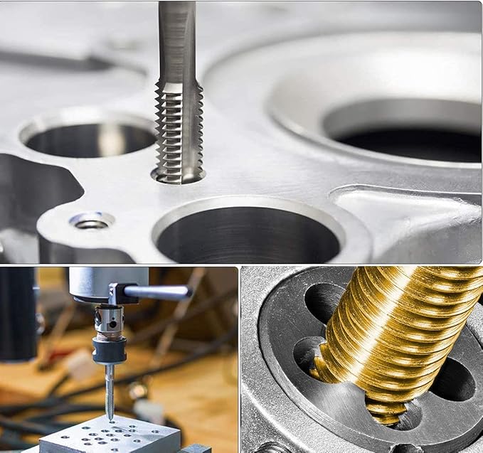 14mm x 1.25 HSS Metric Tap and Die Set Right Hand Thread,Tapping DIY Tool 3pcs (M14 x 1.25mm)