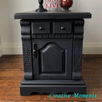 Dixie Belle Paint Company Chalk Finish Furniture Paint - In the Navy (4oz) - Matte Dark Navy Chic Chalk Mineral Paint DIY Project - Made in USA